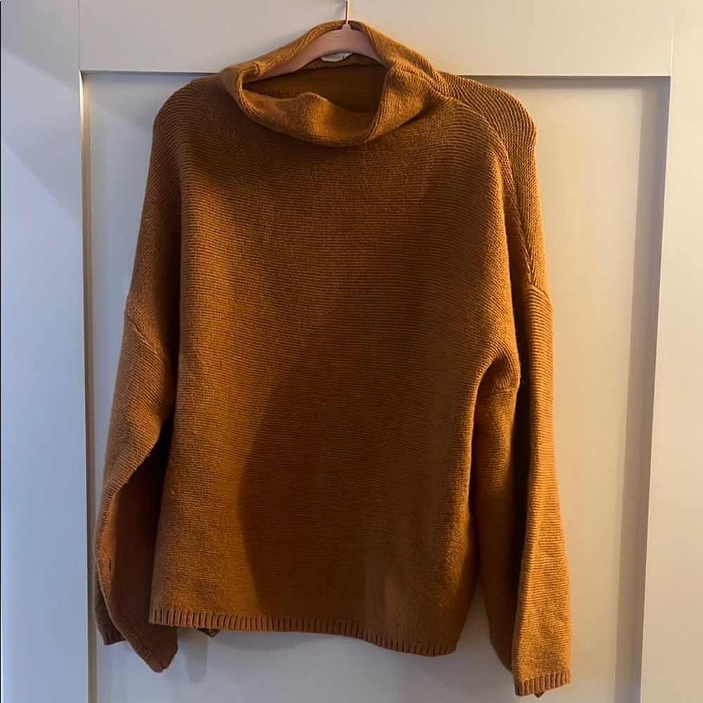 Cozy Brown Turtleneck Sweater